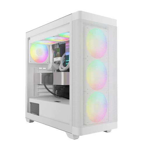 Gamdias Athena M3 ARGB Mid-Tower Gaming WH Case