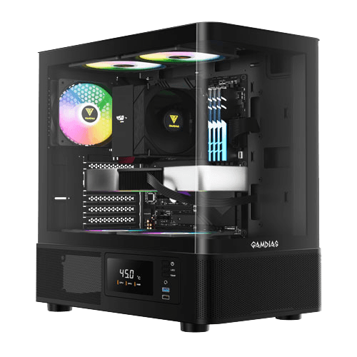 Gamidias ATLAS E2 CG ARGB Mid-Tower Case