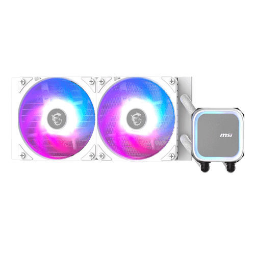 MSI MAG CORELIQUID ARGB A13 240mm CPU Liquid Cooler White ( 3 YEARS WARRANTY )