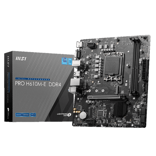 MSI Pro H610M-E DDR4 Motherboard
