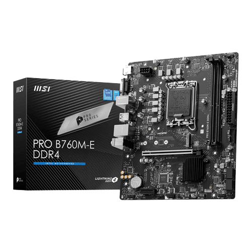 MSI Pro B760M-E DDR4 Motherboard
