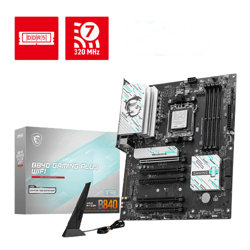 MSI B840 Gaming Plus (Wi-Fi) DDR5 Motherboard