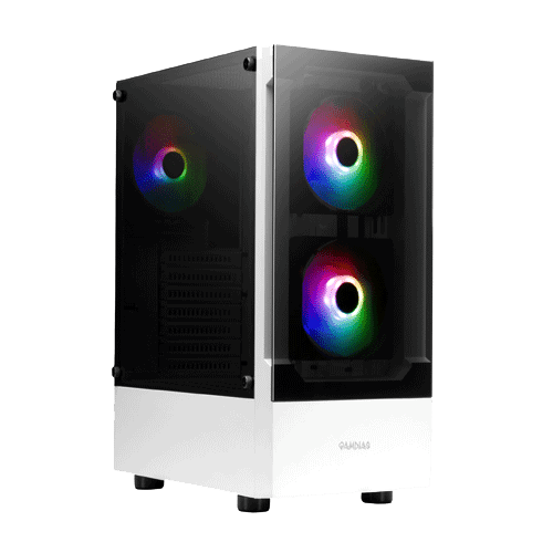 Gamdias Talos E3 ARGB White Gaming Case