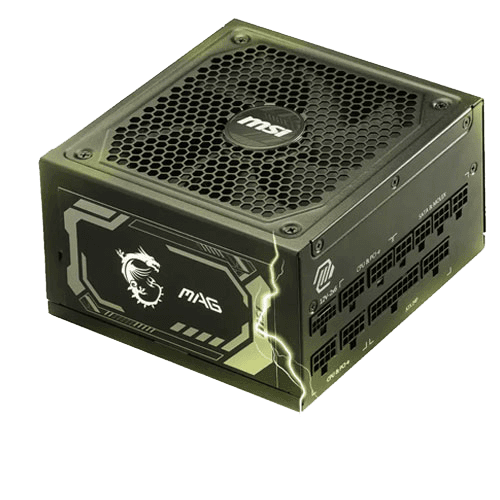 MSI MAG A1000GL PCIE5 1000 WATT 80 Plus Gold Certified Fully Modular Power Supply