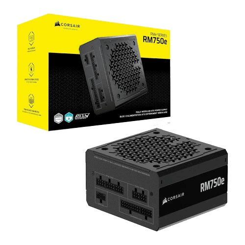 Corsair RMe RM750E CYBERNETICS-750 WATT 80 Plus Gold Certified Fully Modular Power Supply