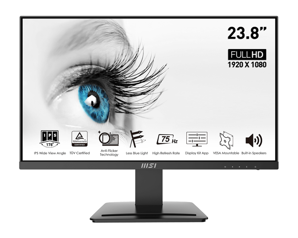 MSI PRO FHD MP243 23.8''INCH 75HZ IPS MONITOR