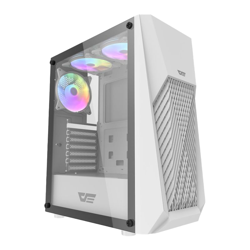 DARKFLASH DK150 WHITE ATX GAMING CASE