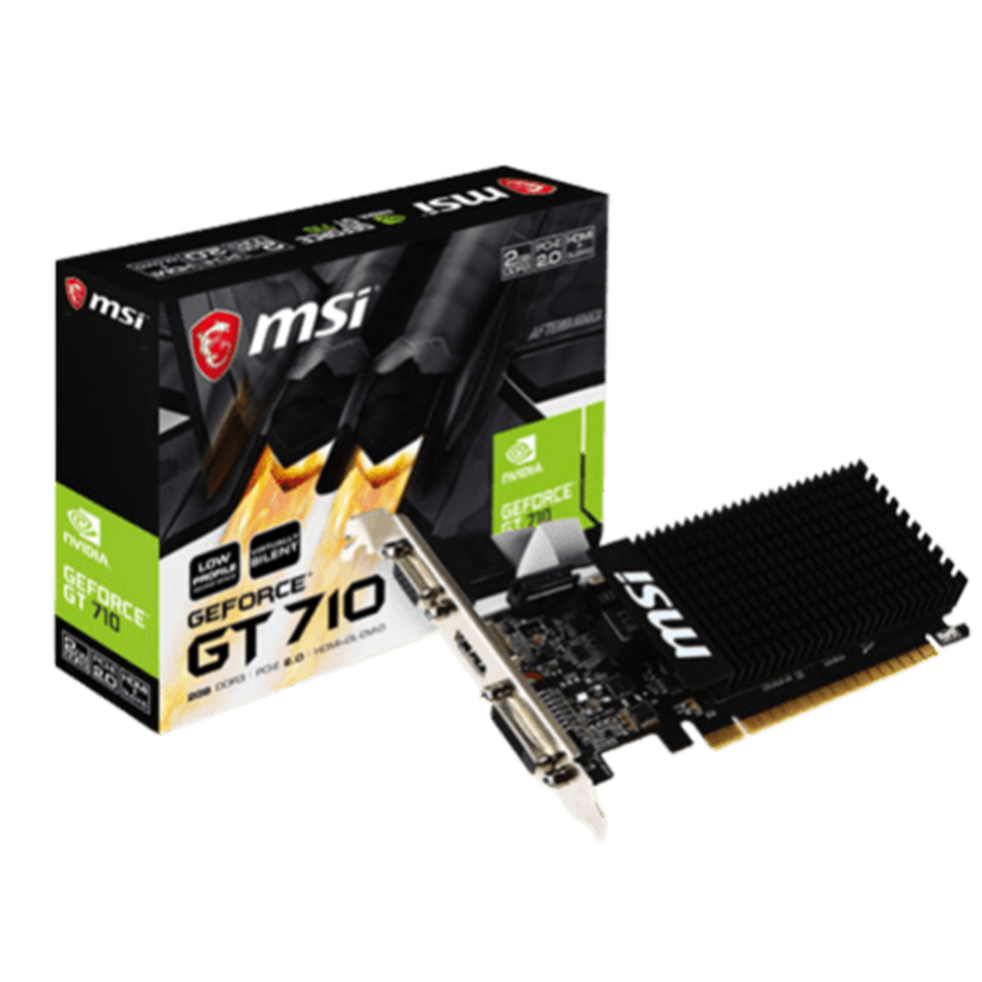 MSI GAMING GEFORCE GT 710 2GB GDRR3 64-Bit LOW PROFILE GRAPHIC CARD