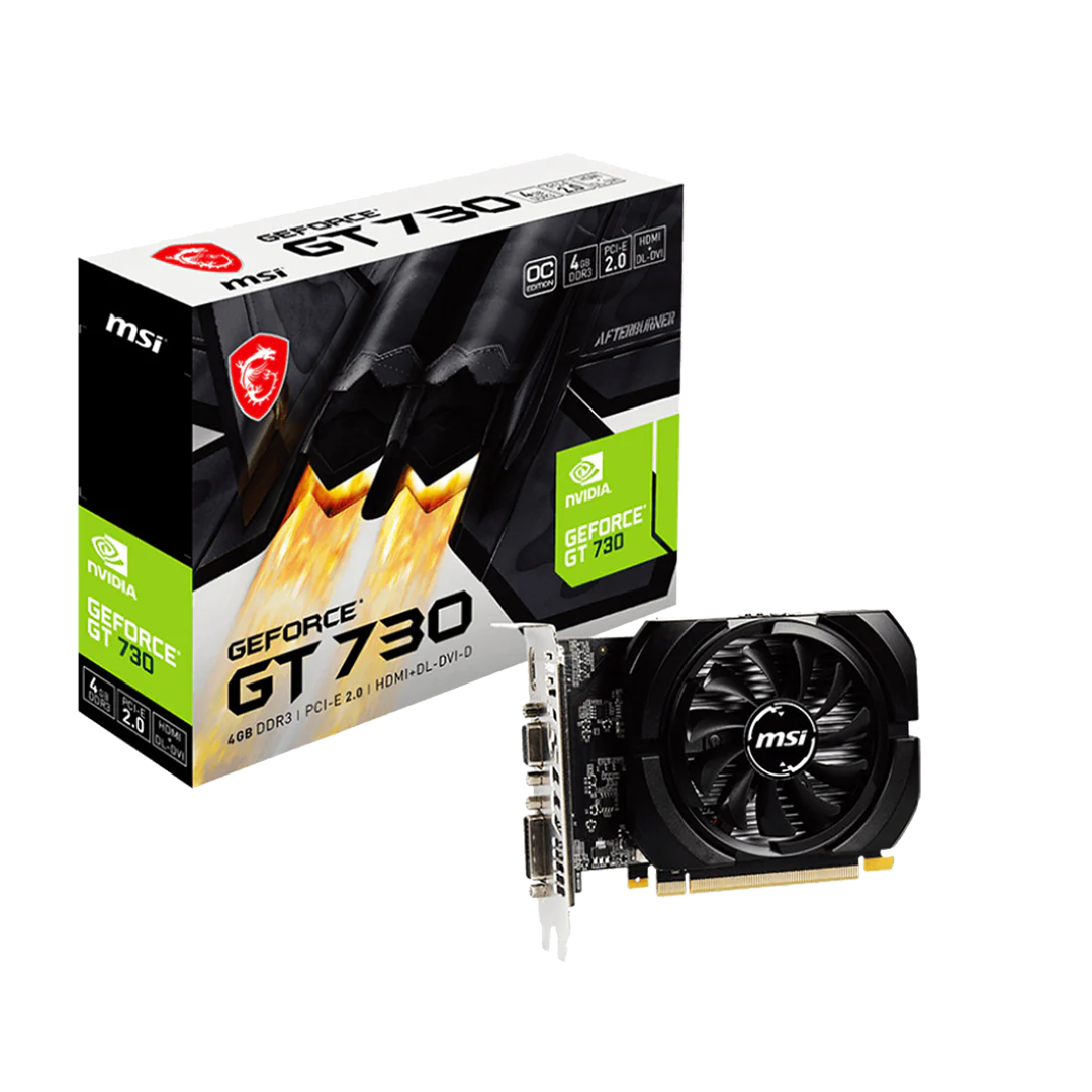 MSI GAMING GEFORCE GT 730 4GB GDRR3 LOW PROFILE GRAPHIC CARD