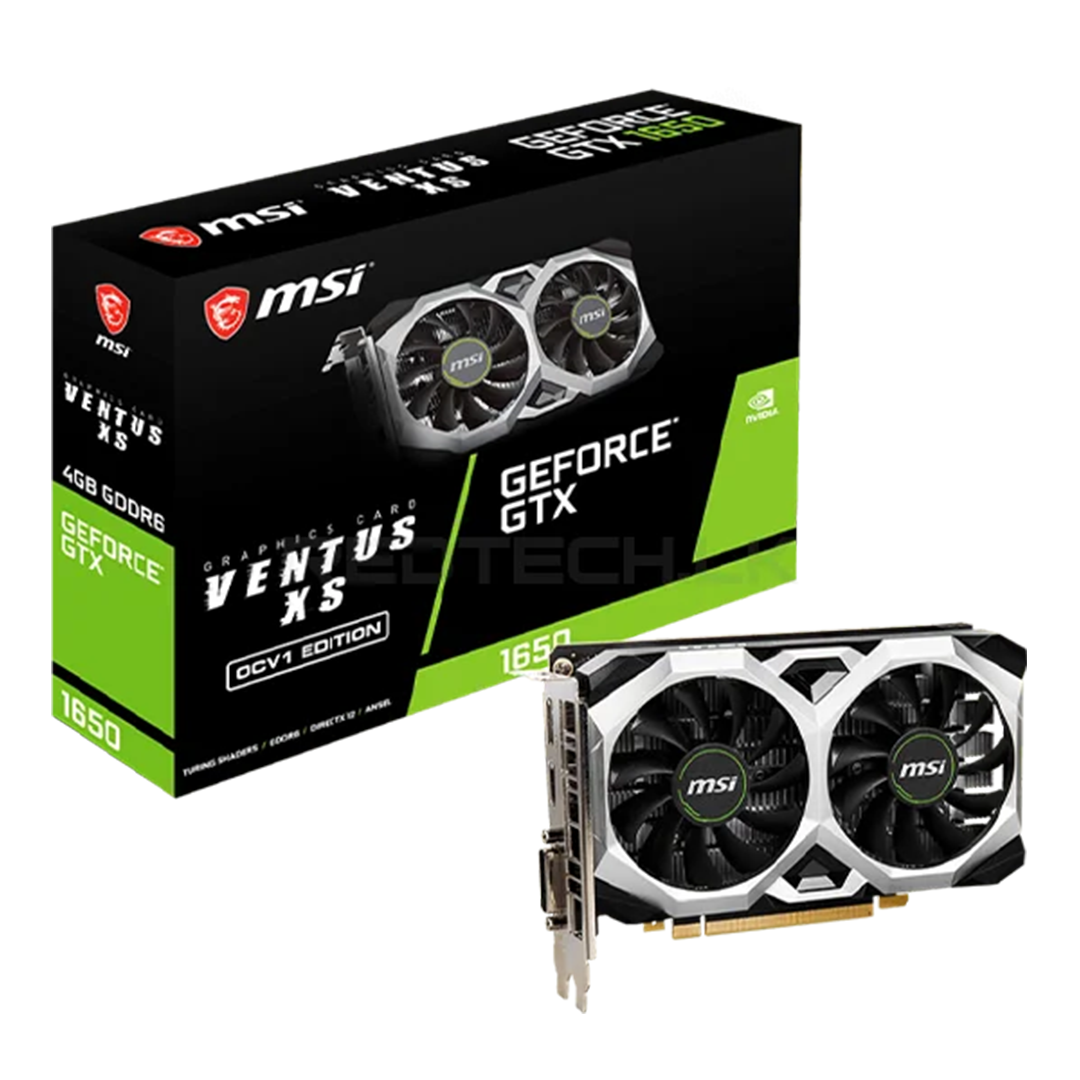 MSI G GTX 1650 D6 VENTUS XS OCV3 4GB GDDR6 GRAPHIC CARD HERO-image